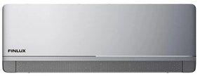 Κλιματιστικό Inverter Finlux 12FERRO87BRIS, 12000 BTU, A+++, 30 m2, Wi-Fi, Comfort breeze, 4D blowing, Εξωτερική θέρμανση, Inox