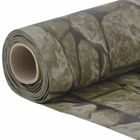 vidaXL Περίφραξη Μπαλκονιού Εμφάνιση Πέτρας 700x120 εκ. PVC