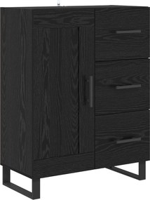 vidaXL Highboard 2 τμχ. Μαύρη Οξυά 69,5 x 34 x 180 εκ.