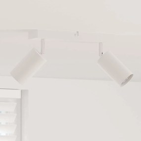 vidaXL Σποτ οροφής με προβολείς Λευκό 26 x 6 x 16 εκ Μέταλλο