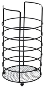 ESTIA ΚΟΥΤΑΛΟΘΗΚΗ METAL BLACK ΜΕΤΑΛΛΙΚΗ 21x11cm ΜΑΥΡΗ