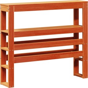 vidaXL Σκελετός Κρεβ. Χωρίς Στρώμα Καφέ Κεριού 100x200 εκ Μασίφ Πεύκο