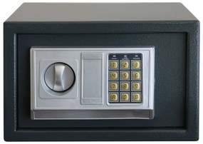 vidaXL Ηλεκτρονικό Ψηφιακό Χρηματοκιβώτιο Σκούρο Γκρι 31x20x20 εκ. Ατσάλι
