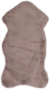 Χαλί Lapin Skin 10 Animal Shape Taupe Βιοκαρπέτ 60X220cm