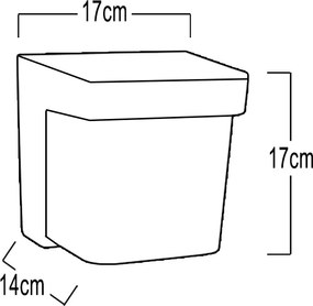 Απλίκα Τοίχου Tore 1xE27 Εξωτερικού Χώρου Seaside IP65 Λευκό