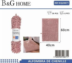 Πατάκι μπάνιου - M0826 - 40x60cm - Pink - 20871