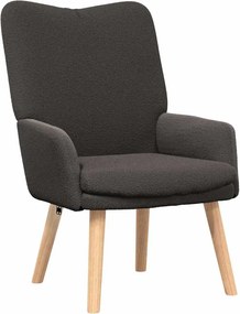 vidaXL Πολυθρόνα Σκούρο Γκρι 63 x 67 x 94 εκ.