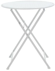 Τραπεζαρία Walen σετ 3τεμ μέταλλο λευκό