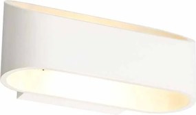Απλίκα Τοίχου LED Aca Nephele L35039 White Matt