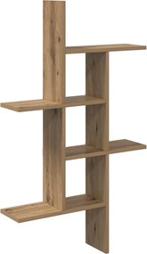 vidaXL Ράφι Τοίχου Artisan Δρυς 61 x 15 x 102 εκ Επεξεργασμένο Ξύλο