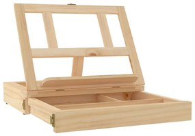 VidaXL Καβαλέτο Επιτραπέζιο Συρτάρι 33,5x25,5x7 εκ. Μασίφ Ξύλο Πεύκου