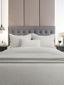 Σετ Σεντόνια Flannel 2048 Grey Μονό (160x260)