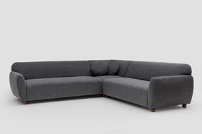 Corner Sofa Eddy Corner 2 (3L-C-3R) - Dark Grey Dark Grey
