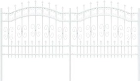 vidaXL Φράχτης Κήπου KAMPEN 240 x 140 cm Mesh Λευκό