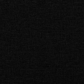 Πολυθρόνες Σετ 2 Τεμαχίων Μαύρες από Ύφασμα με Μαξιλάρια - Μαύρο