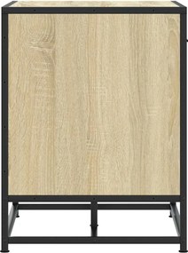 vidaXL Πάγκος παπουτσιών Δρυς sonoma 60x40x53,5 cm Επεξεργασμένο ξύλο