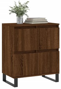 vidaXL Μπουφές Καφέ Δρυς 60x35x70 εκ. από Επεξεργασμένο Ξύλο