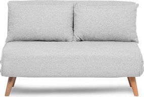 2-Seat Sofa-Bed Folde 2-Seater - Teddy Fabric - Grey Grey