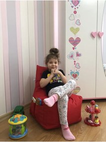 Stewehome Παιδική πολυθρόνα αχλάδι για ηλικίες 1 έως 8 ετών 35x40x60 cm