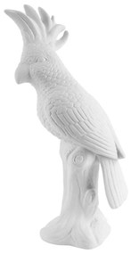 Διακοσμητικό Άγαλμα Cockatoo PT3267 9X28cm White Present Time Κεραμικό