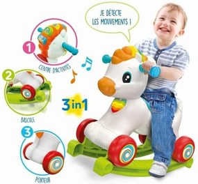 Ξύλινο Αλογάκι Clementoni Rocking horse and wheels (FR)