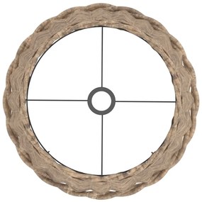 vidaXL Καπέλο Φωτιστικού Καφέ Ø40x26 εκ. από Wicker