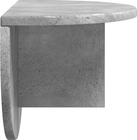 vidaXL Ράφι Τοίχου 2 τμχ. Σκυρόδεμα Γκρι 48 x 24 x 24 εκ