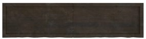 vidaXL Πάγκος Μπάνιου Σκούρο Καφέ 160x40x(2-6) εκ. Επεξεργ. Μασίφ Ξύλο