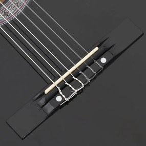 vidaXL Κιθάρα Western Classical Cutaway με 6 Χορδές Μαύρη 38&quot;