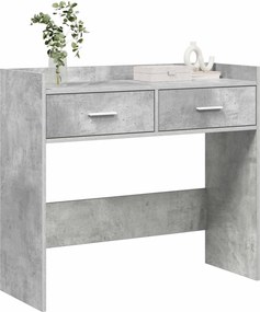 vidaXL Τραπέζι κονσόλας Γκρι Σκυροδέματος 90 x 35 x 80 εκ