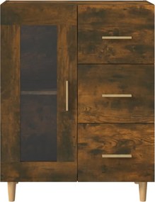 vidaXL Ντουλάπι Καπνιστή Δρυς 69,5 x 34 x 90 εκ. Επεξεργασμένο Ξύλο