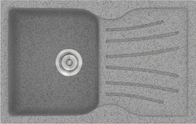 Sanitec Classic 327 (78×50) - Γρανιτένιος νεροχύτης - Granite GREY