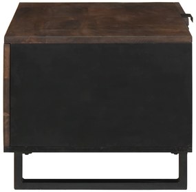 vidaXL Τραπεζάκι σαλονιού 80 x 50 x 40 cm - Μασίφ ξύλο μάνγκο & Κατασκευασμένο ξύλο