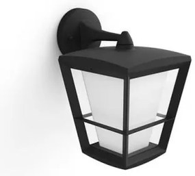 Έξυπνο Φωτιστικό Τοίχου Απλίκα Led 15W IP44 Μαύρο Φανάρι RGBW Hue Econic 915005732301 Philips Hue-915005732301-Μαύρο 915005732301