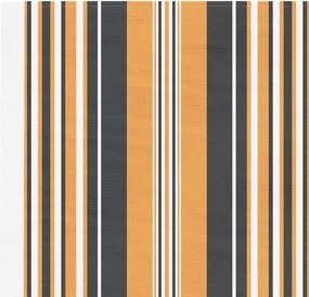 vidaXL Τεντόπανο Ανταλλακτικό Ριγέ Πολύχρωμο 4 x 3 μ.
