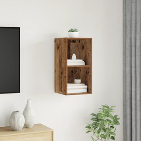 vidaXL Ντουλάπι TV Παλαιό ξύλο 37 x 37 x 72 εκ Επεξεργασμένο ξύλο