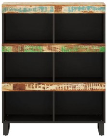 Βοηθητικό Έπιπλο 85 x 33 x 107 εκ. από Μασίφ Ανακυκλωμένο Ξύλο - Πολύχρωμο