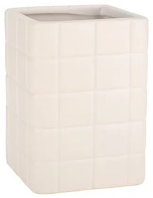 Estia Ποτηράκι Μπάνιου Tiles Κεραμικό 7.5x11cm Λευκό 02-27735