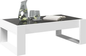 vidaXL Τραπεζάκι Σαλονιού Infinity LED Λευκό 90x53x30 εκ.