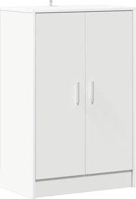 vidaXL Παπουτσοθήκη Λευκή 60 x 35 x 92 εκ. από Επεξ. Ξύλο