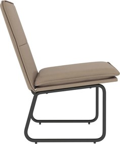 vidaXL Πολυθρόνα Καπουτσίνο 54x75x76 εκ. από Συνθετικό Δέρμα