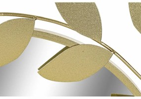Τοίχο καθρέφτη DKD Home Decor Χρυσό Laurel 120 x 2,5 x 120 cm (120 Τεμάχια)