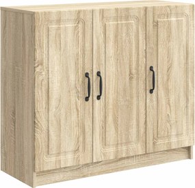 vidaXL Πλαϊνό γραφείο Sonoma Δρυς 89 x 34,5 x 77 εκ.