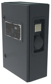 Σταθμός Φόρτισης Μονοφασικός 4,6 KW Mode2-3 Green'up Premium 058041 Legrand-58041-Μαύρο 58041