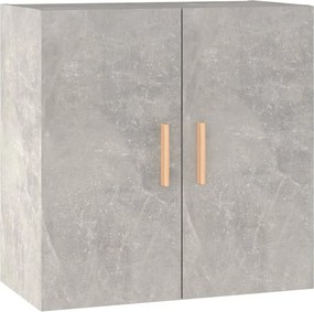 vidaXL Ντουλάπι Τοίχου Γκρι Σκυρ. 60x30x60 εκ. Επεξεργασμένο Ξύλο