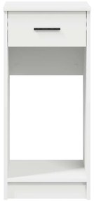 vidaXL Πύργος υπολογιστή με συρτάρι Λευκό 35x45x77 cm