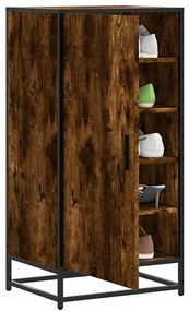 Παπουτσοθήκη Καπνιστή Δρυς 48x38x97,5 εκ. Επεξεργασμένο Ξύλο