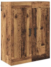 vidaXL Highboard με συρτάρι 2 pcs Παλιό Ξύλο Επεξεργασμένο ξύλο