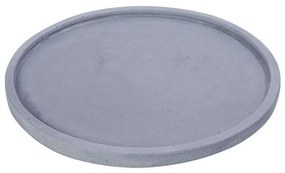 Διακοσμητική Πιατέλα Στρογγυλή TZU101 25x2cm Light Blue Espiel Cement