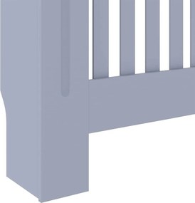 vidaXL Κάλυμμα Καλοριφέρ Γκρι 78 εκ. από Επεξεργασμένο Ξύλο